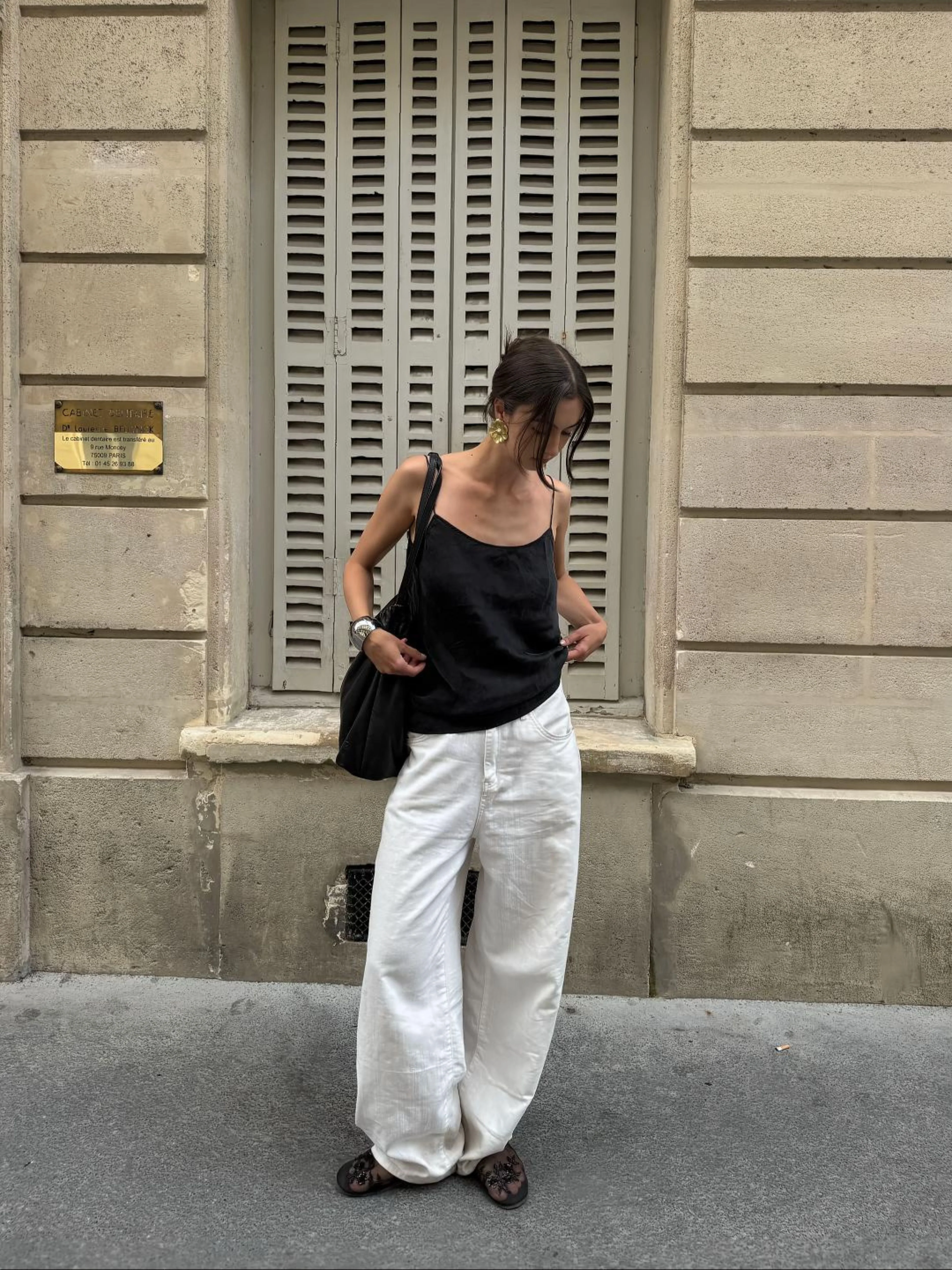 Baggy Wide Leg Pants White - Image 8