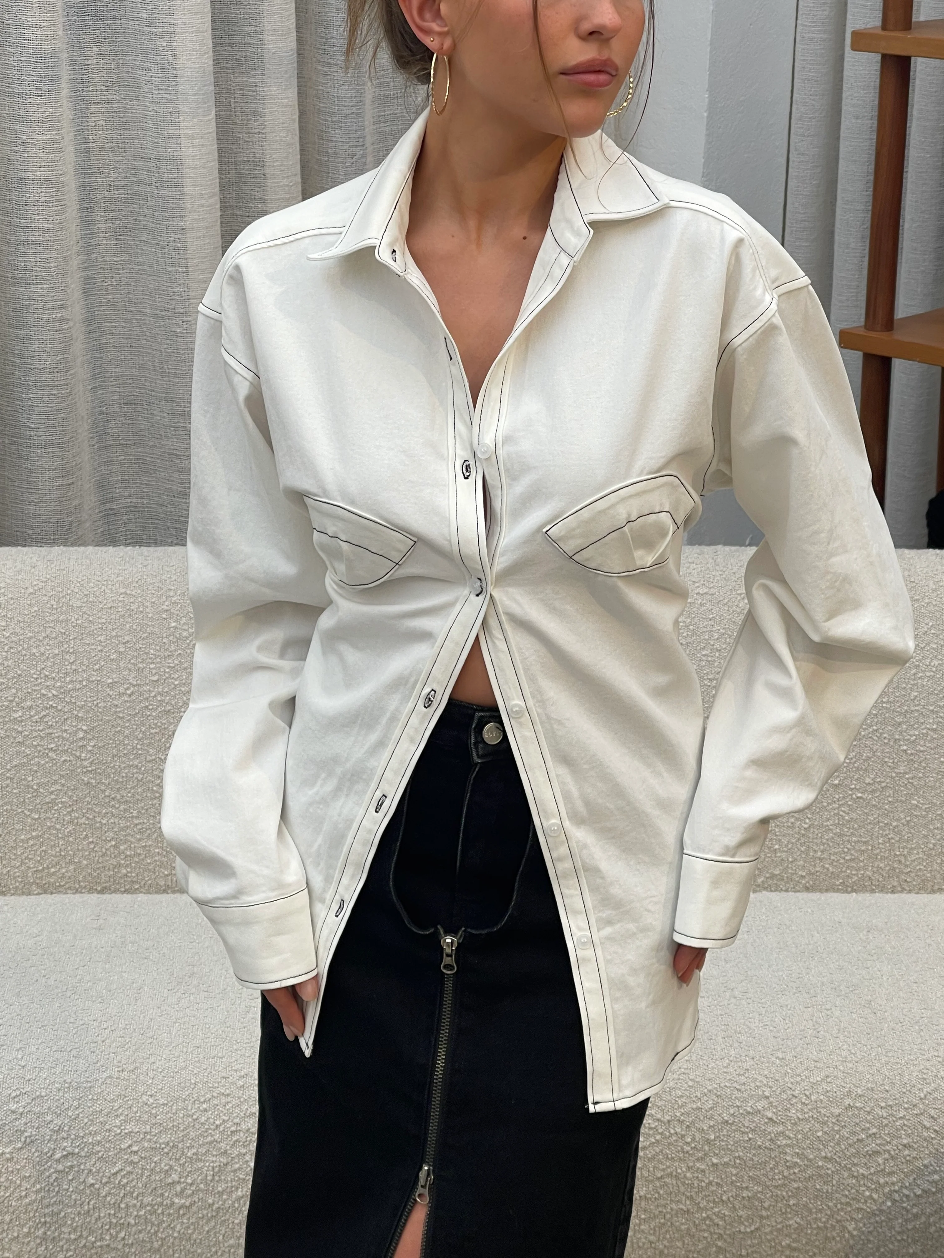 Mermaid Blouse Off White - Image 8